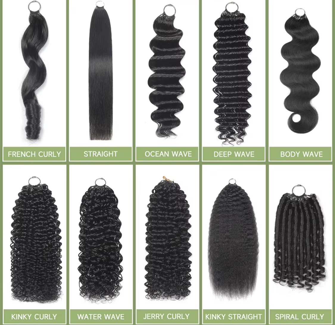 Big Boss Bundles Feathered Crochet Hair Texture Collection