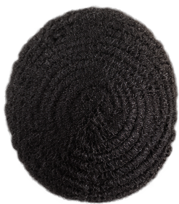 Men's Afro Human Hair Piece Style C 8mm Top