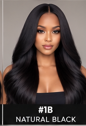 1B Natural Black hair color reference